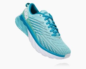 Hoka One One Women's Arahi 4 Running Shoes Blue Green - AU SWVM